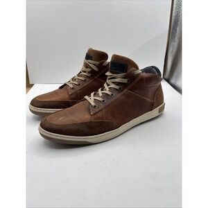 Bull Boxer Laytone Men's Low Top Leather Chukka Cognac Boots Size 11